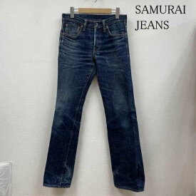 SAMURAI JEANS サムライジーンズ デニム、ジーンズ パンツ Pants, Trousers Denim Pants, Jeans S4000VX 零モデル ブーツ カット ジーンズ デニム ジーパン ひげ ボタンフライ【USED】【古着】【中古】10107987