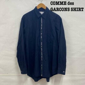 COMME des GARCONS SHIRT コムデギャルソンシャツ 長袖 シャツ、ブラウス Shirt, Blouse ウール ストライプ ボタンシャツ フランス製 M【USED】【古着】【中古】10108139