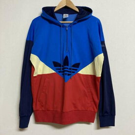 adidas originals アディダスオリジナルス 長袖 パーカー Hooded Sweatshirt, Hoodie adidas originals オーストリア製 トリコカラー ハーフジップパーカー 1553【USED】【古着】【中古】10108143