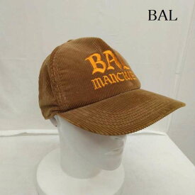 BAL バル キャップ 帽子 Cap 00s コーデュロイ キャップ ロゴ刺繍 スナップバック【USED】【古着】【中古】10109350