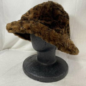 KANGOL カンゴール ハット 帽子 Hat Faux Fur Casual レオパード フェイクファー ハット K4190ST ユニセックス L【USED】【古着】【中古】10109429
