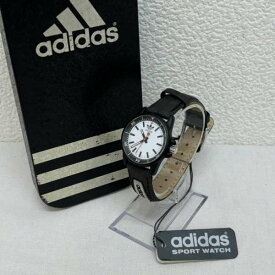 adidas アディダス アナログ（クォーツ式） 腕時計 Watch Analog (Quartz) 10-0054B レザーベルト クォーツ式【USED】【古着】【中古】10109454