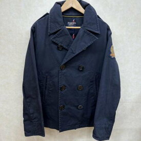 Polo Jeans Co. ポロ ジーンズ ピーコート コート Coat ラルフローレン インパクト21期 エンブレム ロゴ ワッペン コットン ピー【USED】【古着】【中古】10110068