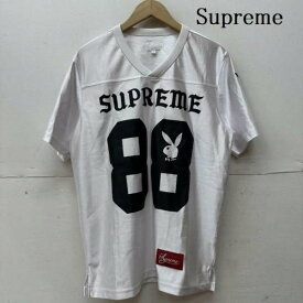 Supreme シュプリーム 半袖 Tシャツ T Shirt 14SS Play Boy Foot Ball Top ゲーム ナンバリング シャツ【USED】【古着】【中古】10115741