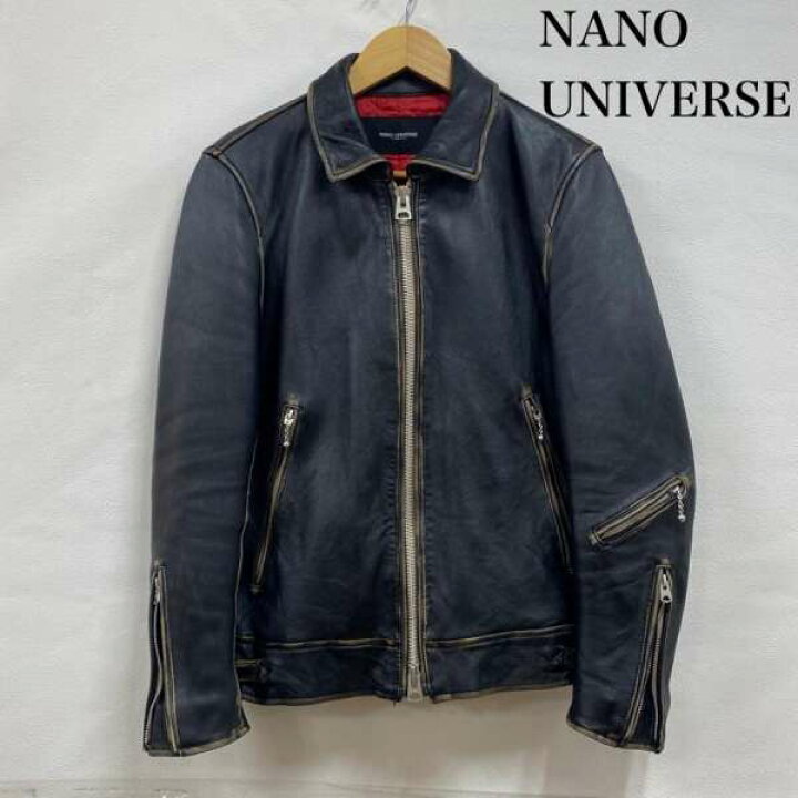 楽天市場】nano・universe ナノユニバース レザージャケット 