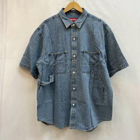 シュプリーム 25SS Loose Fit S/S Denim Painter デニム シャツ ルーズフィット メンズ M【USED】【古着】【中古】10138216