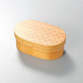 七宝　日本の弁当箱　小判 木製　12-11605
