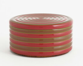 KOMA　一段重｜丸い弁当箱　モダンな木製漆塗りのお重箱(お弁当箱) 漆器