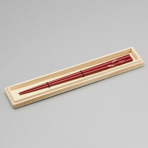 箸 本金蒔絵 トンボ・勝虫 黒/朱 木製 漆塗り 木箱入り