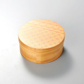 七宝　日本の弁当箱　丸　 木製　12-11606