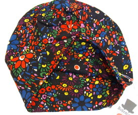 ボヘミアンズ　ワッチキャップ　モザイクフラワー　WATCH−CAP　BOHEMIANS　MOSAIC　FLOWER肌触りがとても良いストレッチ生地です　ボヘミアンズフラワーシリーズ　リバーシブルです！！ヤマト運輸ネコポス便発送