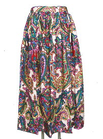 Bohemians (ボヘミアンズ)　ギャザースカートPAULINE SATIN（ポリーヌ）　素材はコットンサテン100％　日本製ボヘミアンズらしい楽しいデザインです送料無料