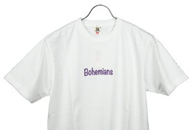 Bohemians (ボヘミアンズ)半袖Tシャツ　PURPLE-LOGO「パープルロゴ」手書き風のロゴデザインです！オリジナルの素材ボヘミアンズらしい楽しいシンプルデザインです日本製送料無料