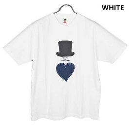 Bohemians (ボヘミアンズ)半袖Tシャツ　LOVE&HAT DENIM PATCH（ラブハットデニムパッチ）　レギュラーフィットラブハットプリントがデニムパッチワークと刺繍になりました　オリジナルの素材ボヘミアンズらしい楽しいデザインです日本製