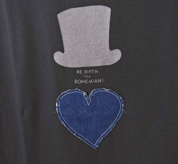 楽天市場】Bohemians (ボヘミアンズ)半袖Tシャツ LOVE&HAT DENIM 