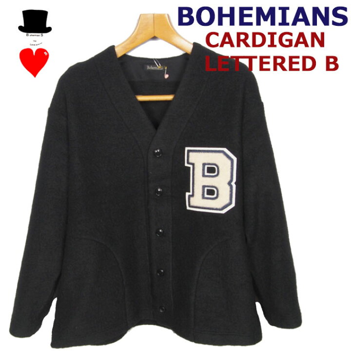 楽天市場】Bohemians (ボヘミアンズ) Vネック カーディガンBワッペンの 