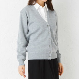 【スーパーSALE限定価格】Vネックカーディガン レギュラー丈 レディース 春 秋冬 事務服 オフィス制服 D-PHASE ディーフェイズ 日本製 抗ピル加工20色Vネックカーディガン vネック カーディガン オフィス レディースカーディガン