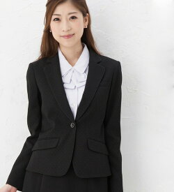 送料無料 Tio Tio 抗菌 消臭の清潔加工！スクエアドットジャケット 事務服 企業制服 オフィスユニフォーム リクルートスーツ 通勤 入学式 卒業式にもおすすめ！