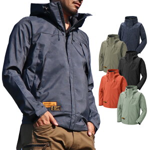 10554 ウインドブレーカー 防風 撥水 透湿 軽量 ストレッチ メンズ 秋冬 作業服 作業着 ウィンドブレーカー ジャケット ジャンパー キャンプ アウトドア 登山 バイク ツーリング ATACK BASE アタ