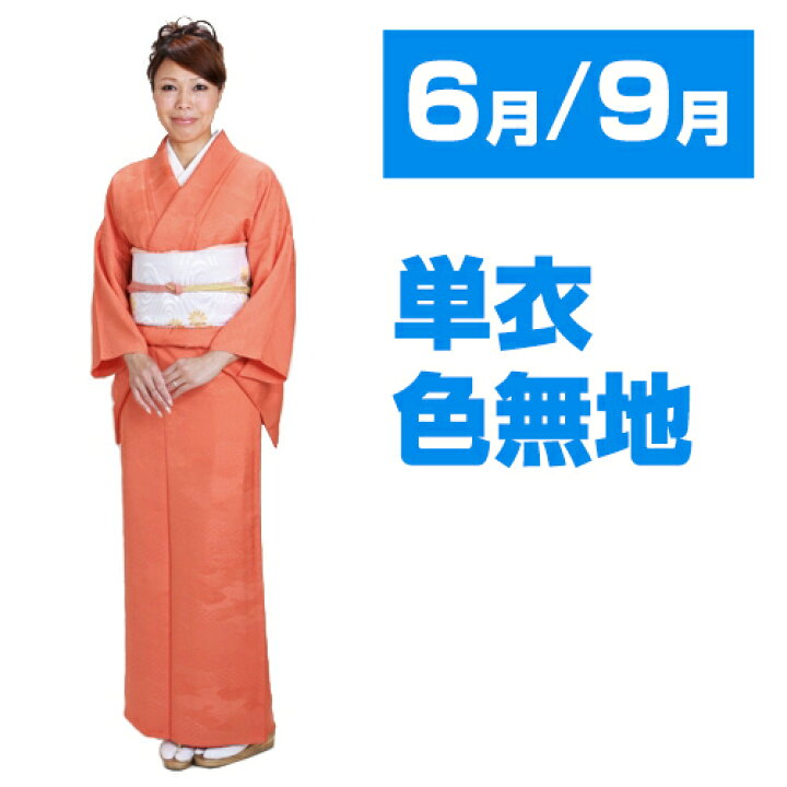 楽天市場】【色無地 単衣 レンタル】6月・9月 夏用〔高級正絹 