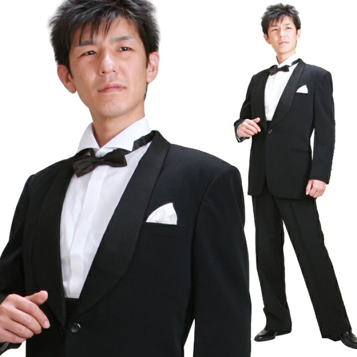 楽天市場】【タキシード 結婚式】【黒タキシード レンタル】メンズ 