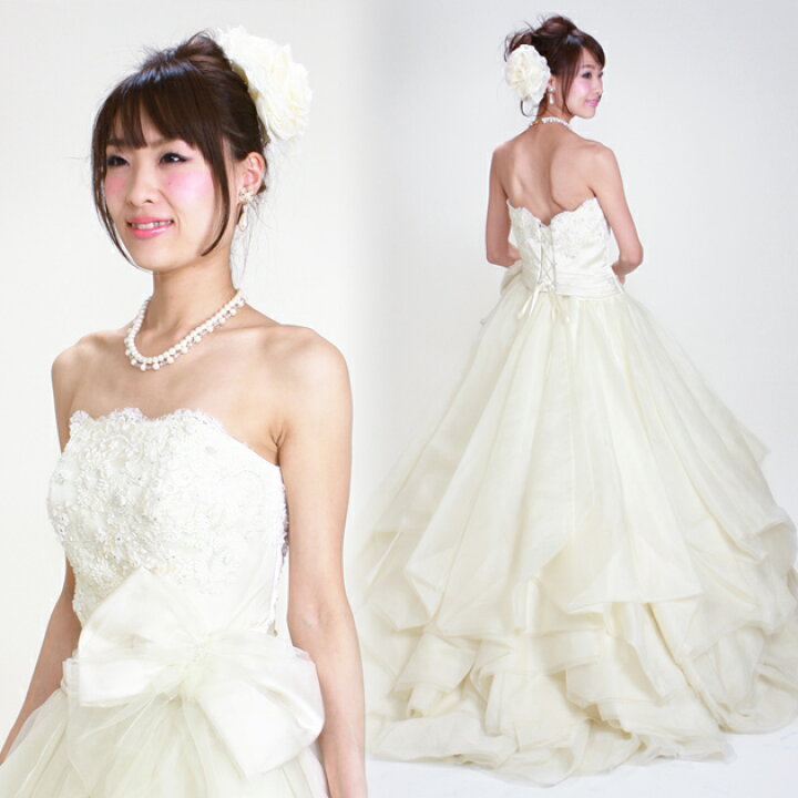 楽天市場】【スーパーSALE 半額】【ウェディングドレス 9号-13号  