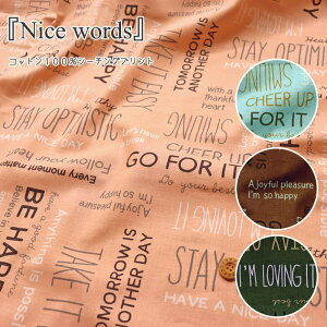 �wNice words�x�R�b�g��100���V�[�`���O�v�����g�f�ށF�R�b�g��100���@���n���F��108cm�j�̎q/���̎q/�L�b�Y/��l/��/�ʉ�/�ʊw/�n���h���C�h/����/�E�F�A�[/����/�C���e���A/