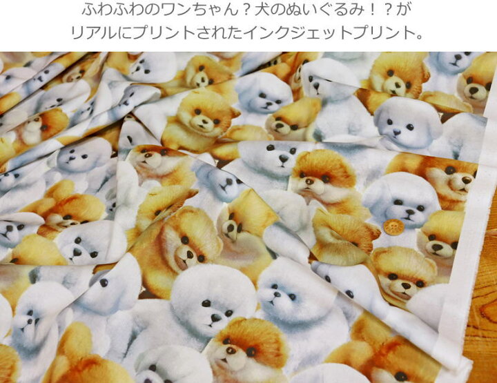 楽天市場 Inu No Nuigurumi ふわふわ犬のぬいぐるみ コットン１００ シーチングインクジェットプリント素材 コットン１００ 生地幅 約１１０ｃｍ犬 ぬいぐるみ 女の子 キッズ 大人 小物 ウェアー インテリア ハンドメイド 手芸と生地の店 いすず
