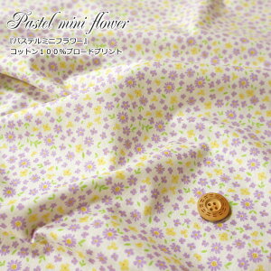�wPastel mini flower��p�X�e���~�j�t�����[��x�R�b�g��100���u���[�h�v�����g���f�ރR�b�g��100���@�����n���F��110cm�ԕ�/�t�����[/���̎q/�x�r�[/�L�b�Y/��l/��/���n/�E�F�A�[/��/����/�C���e