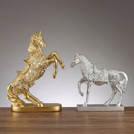 馬 置物 リビング デコレーション樹脂