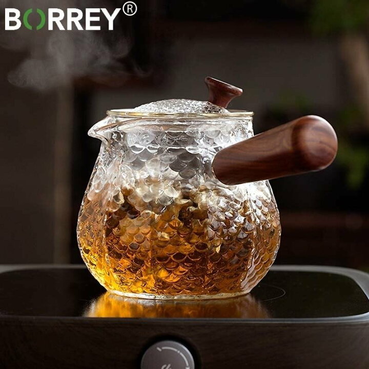 楽天市場】ガラスティーポット 美しい茶器 耐熱ガラス 抽出 日本茶 