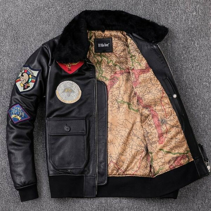 楽天市場】G1フライトジャケット刺繍ワッペン ブルゾン MA-1革ジャン G  