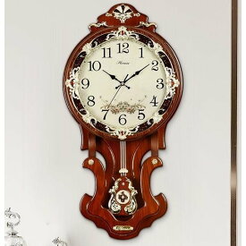 ヨーロピアンスタイル 時計 居間 ミュート 時計 クリエイティブ 壁グラフ 世帯 電波時計 壁掛け時計 クォーツ時計