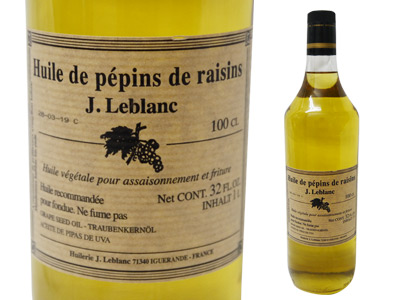 繊細な味わいのオイル ビタミンE が豊富 ルブラン社 グレープシードオイル 購買 1000ml フランス産 海外並行輸入正規品