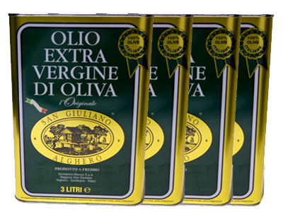 素材の良さを引き出す万能型のオリーブオイル 毎日続々入荷 サンジュリアーノ エキストラバージンオリーブオイル イタリア 売れ筋ランキング サルディーニャ州 3L×4本