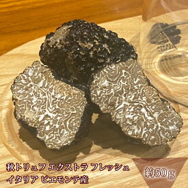 秋トリュフ エクストラ フレッシュ イタリア ピエモンテ産 約50g【1g当たり283円（税込）で計算】お取り寄せグルメ グルメ オードブル 記念日 誕生日 ギフト プレゼント 贈り物 誕生日 お祝い 内祝い 出産祝い 贈り物 【 送料無料 】