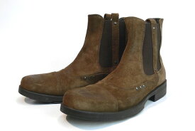 ブーツ メンズ 本革 牛革 サイドゴア ショート スエードブーツ レザーショートブーツ 皮靴 本革 メンズ靴 LAZZERI イタリア製 インポート