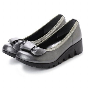 ファーストコンタクト パンプス レディース 大きいサイズ ビックサイズ 25cm 25.5cm 日本製 痛くない 黒 母の日 ウェッジパンプス コンフォートシューズ FIRST CONTACT 美脚 厚底 カジュアル ビッグ