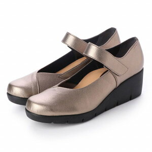 ファーストコンタクト パンプス レディース 日本製 楽ちん 痛くない ストラップ切替デザイン 母の日 ウェッジパンプス コンフォートシューズ 走れるパンプス FIRST CONTACT美脚 厚底 カジュア