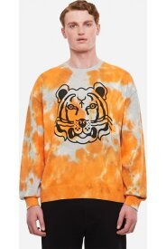 Kenzo フリース 「k-tiger」タイダイコットンジャンパー