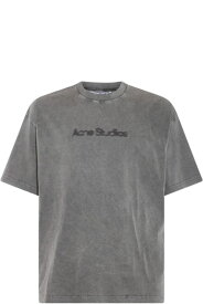 Acne Studios Tシャツ ロゴディテール クルーネック T シャツ