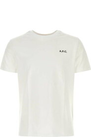 A.P.C. シャツ ロゴプリントクルーネックTシャツ