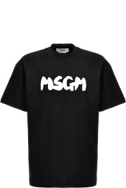 MSGM シャツ ロゴTシャツ