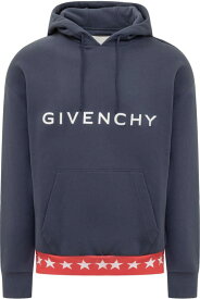 Givenchy フリース ロゴプリント巾着パーカー