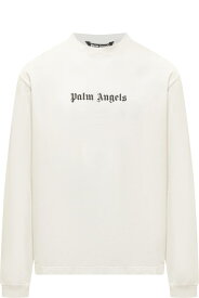 Palm Angels フリース ロゴ入りTシャツ