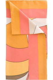 Saint Laurent スカーフ＆ストール マルチカラーシルクウーマンのグラフィックプリントスカーフ