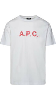 A.P.C. シャツ ホワイトコットンTシャツ