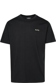 A.P.C. シャツ ブラック コットン T シャツ