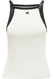 Courreges タンクトップ バックルタンクトップ