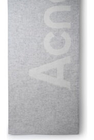 Acne Studios スカーフ＆ストール グレー ウール ブレンド スカーフ